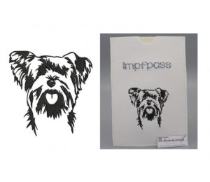 Stickdatei - Yorkie 2 Silhouette